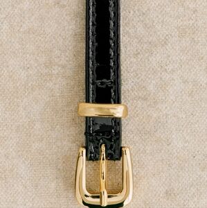 Sezane Black and Gold Belt